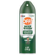 Deep Woods Insect Repellent Aerosol by OFF! – 6 Ounce (Pack of 12), Green, Pack of 12, Model 46500018428