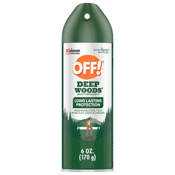Deep Woods Insect Repellent Aerosol by OFF! – 6 Ounce (Pack of 12), Green, Pack of 12, Model 46500018428