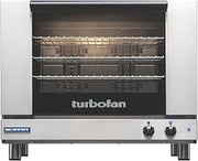 Turbofan E28 Series Full Size Countertop Electric Convection Oven by Moffat – 14"D x 18.5"W x 27"H, Stainless Steel, Silver, Model E28M4-208V