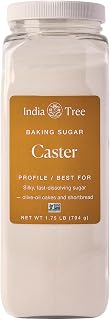 India Tree Superfine Caster Cane Sugar, 1.75 lb Pantry Pak