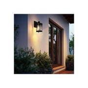 Artemis One Light Outdoor Wall Sconce Black by Lighting Design – 7", Aluminum, Black