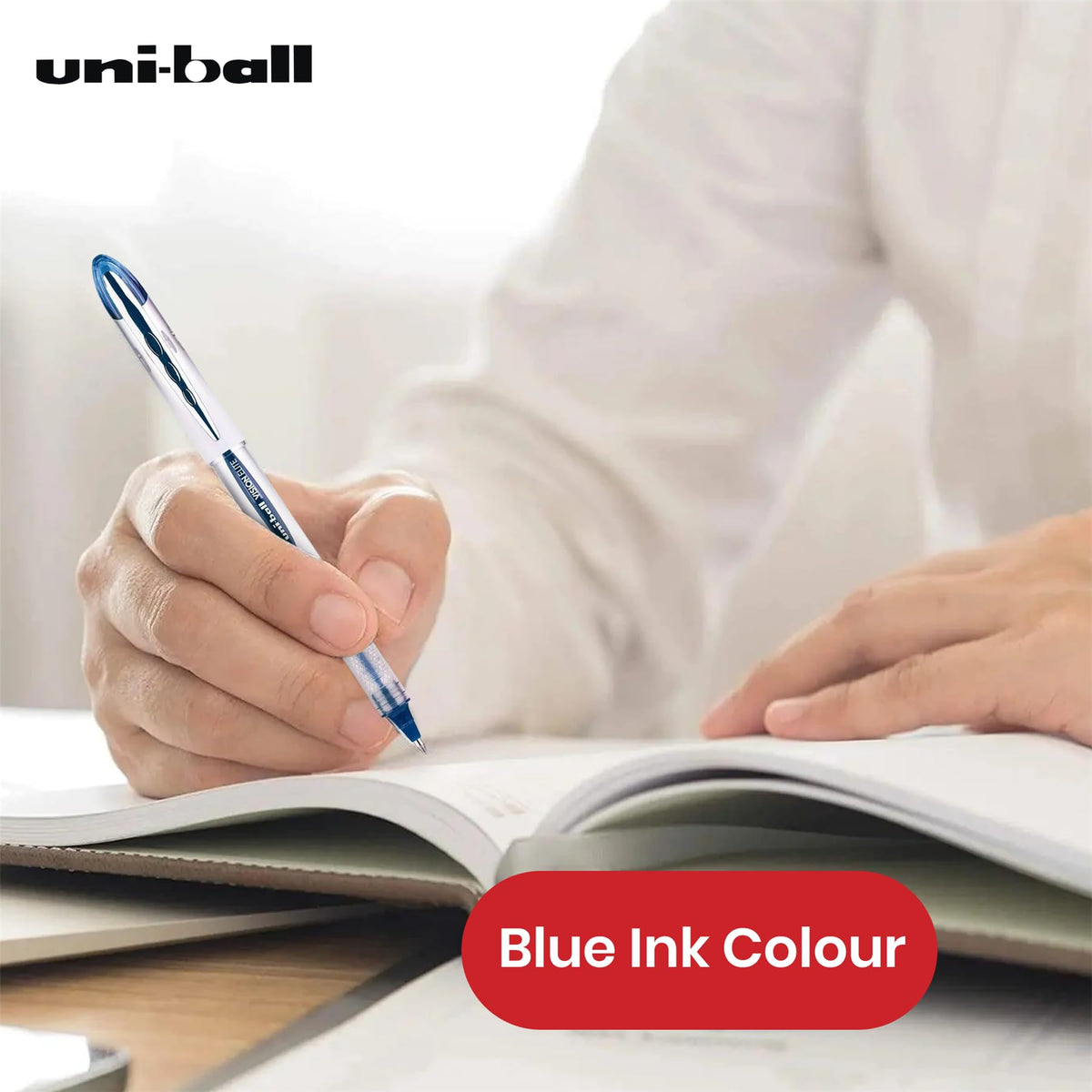 vision elite black pen by Uni-Ball – 1 Count (Pack of 1), Plastic, Black, Model 146799