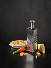 Rosle Kitchen Collection Stainless Steel Grater/Slicer Coarse Stainless by Rösle – 25 x 8,5 x 8,5 cm, Stainless Steel, Silver, Model 95009