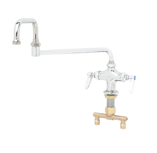 Double Pantry Faucet by T&S Brass – not_applicable, Brass, Polished Chrome, Model B-0250