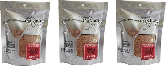 Rokz Bloody Mary Spice Cocktail Salt, Salt Drink Rimmer, 5 Ounce (Pack of 3)