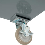 Steel Utility Cart w/2 Tray Shelves by Global Industrial – Alloy Steel, Gray, Model GWC-2T-1830