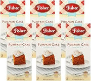 Fisher Harvest Pumpkin Cake Mix, 16.5 OZ (Pack of 6)