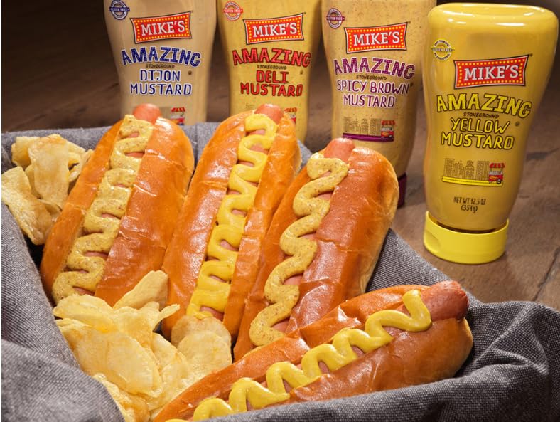 Spicy Brown Mustard by Mike's Amazing – 6.54 x 3.31 x 2.17 inches