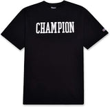Champion Big and Tall T-Shirts for Men - Mens Short Sleeve Cotton Crewneck Tee Black