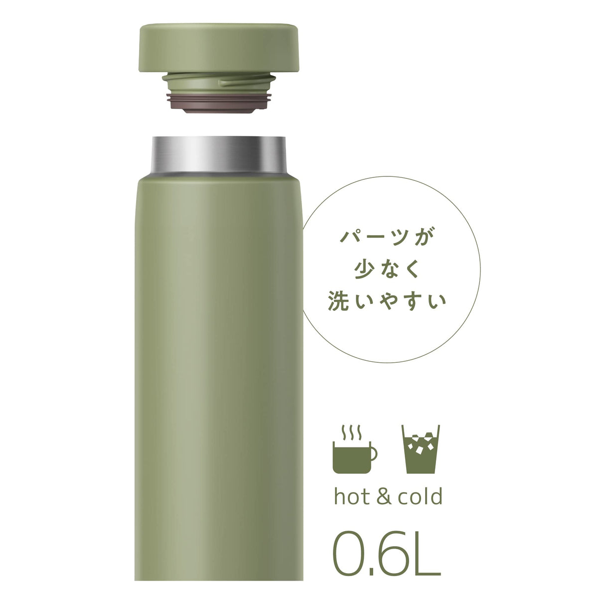 THERMOS Khaki / 20.3 Ounces / sports Thermoses