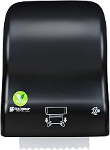 Ecologic Simplicity Recycled Plastic Manual Paper Towel Dispenser by San Jamar – ecoLogic, Acrylonitrile Butadiene Styrene, Black, Model T740