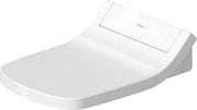 Duravit SensoWash Classic Elongated Bidet Seat, Warm Water with Air Dryer, Deodorizer, Heated Seat with Sensor and Slow Close Lid, Night Light, Remote Control, White