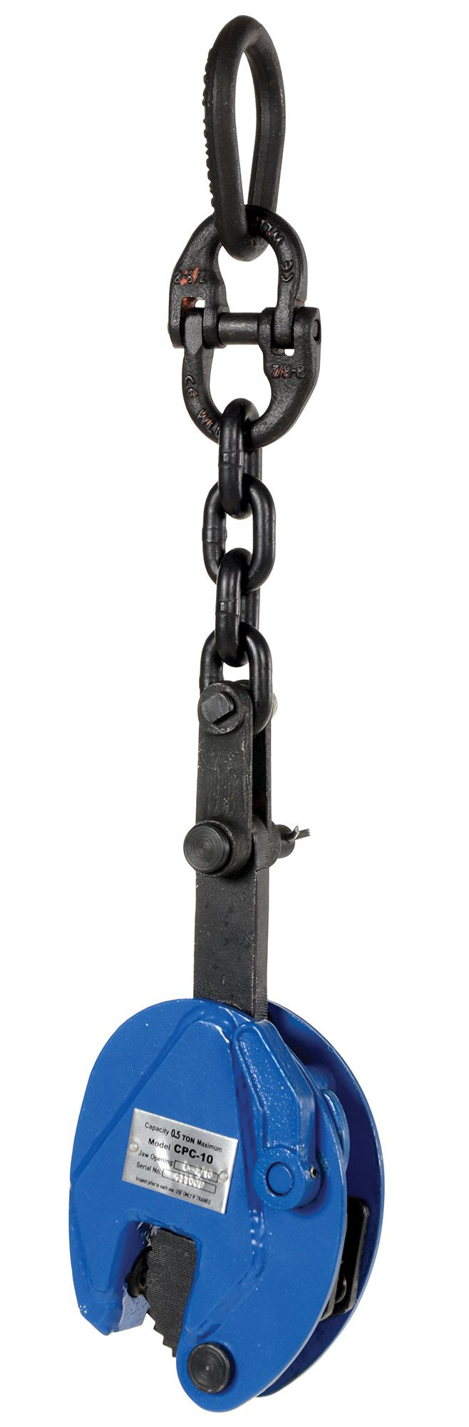 Vertical Plate Clamp w/Chain 1k by Vestil – One Size, Blend, Multi, Model CPC-10