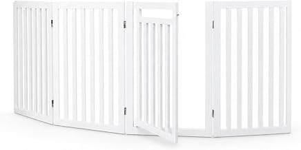 TRIXIE 4-Panel Pet Gate, 31.5-in Tall, White