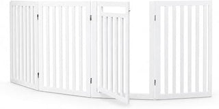 TRIXIE 4-Panel Pet Gate, 31.5-in Tall, White