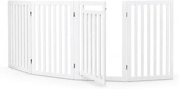 TRIXIE 4-Panel Pet Gate, 31.5-in Tall, White