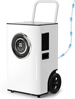 ALORAIR 110 PPD Portable Commercial Dehumidifier with Pump for Water Damage | LGR Tech, 6-Year Warranty, for Large Room/Basement/Warehouse/Industrial Space