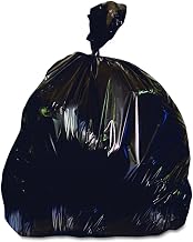 Heritage X8046QK Low-Density Repro Can Liner, 40-45 gal, 2 mil, 40 x 46, Black (Case of 100)