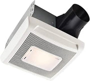 Broan-NuTone A110L Ventilation Fan with Light and Roomside Installation, 110 CFM, 1.3 Sones, White