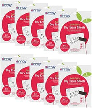 Pacon Array GoWrite! Self-Adhesive Dry Erase Sheets, 8.5" x 11", White, 5/Pack, Case of 10 Packs, 50 Sheets Total