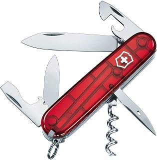 Victorinox Spartan, Swiss Utility Knife, Pocket Knife, Gift, 12 Functions, Large Blade, Corkscrew