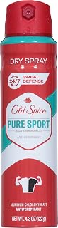 Old Spice Deodorant Pure Sport Dry Spray, 4.3 Ounce