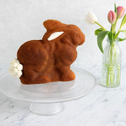Easter Bunny 3-D Formed Aluminum 2 Piece Cake Pan by Nordic Ware – 3 Cup, 3.0 cups, Aluminum, Natural Aluminum, Model 41200