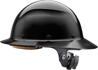LIFT SAFETY CSA DAX Full Brim Hard Hat | Triple-Reinforced Fiber-Resin Shell, Oversized Ratcheting Fit Dial & Moisture-Repelling Liner