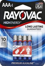 Spectrum/rayovac 12 Packs RAYO4PK AAA Alk Battery