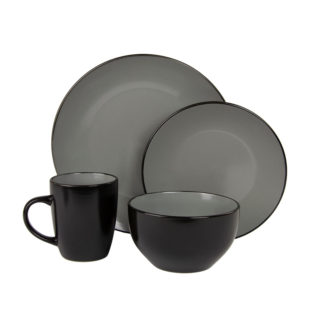 10 Strawberry Street 16 pc / Green/White / 1 Dinnerware Sets