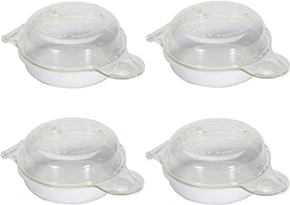 Nordic Ware 4-3/4 in. W x 6-21/32 in. L Clear Microwave Egg N' Muffin Breakfast Pan