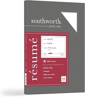 Southworth SOURD18CF - 100% Cotton Resume Paper