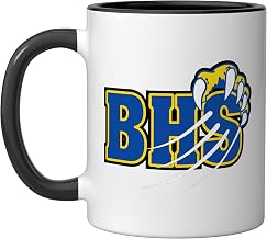 Bloomfield NM BHS Ceramic Mug, Black/White, 11oz
