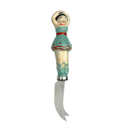 Nutcracker Cheese Knife Set by 10 Strawberry Street – 3 pc, Stainless Steel, Multicolor, Pack of 3, Model DS-NUTCKR-CK