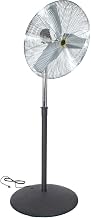 Airmaster 30" Oscillating Pedestal Fan, Adjustible Height 60-74", 7800CFM