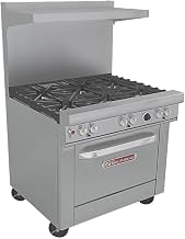 Southbend 4366D Range, 36" Wide, 3 Star Saute Burners Front (33,000 Btu), and 2