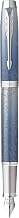 Parker IM Premium Special Edition Fountain Pen Polar (Silver) M Blue