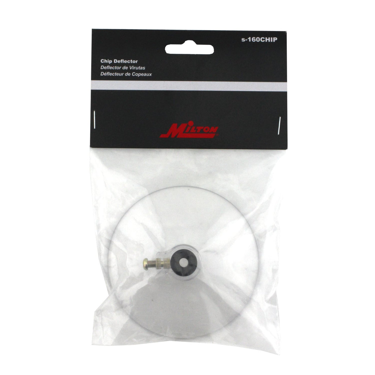 Blow Gun Chip Guarding Shield by Milton – 11"L x 7"W x 5"H, Silver, Model S-160CHIP