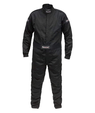 ‎ Driving Suit - 1-Piece - SFI 3.2a/5 - Multi Layer - Fire Retardant Fabric/Nomex - Black - Medium-Tall - Each by Allstar Performance – Nomex, Black, Model ALL935013