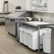 Rubbermaid Commercial Products 600 Cup / White, Clear / Bin Kitchen Trash Cans