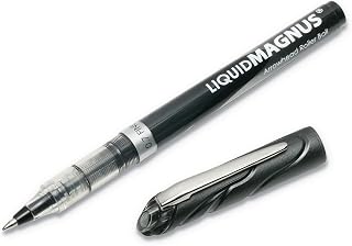 AbilityOne 7520014612664 - Liquid Magnus® Rollerball Pen - Fine Point Arrowhead - 0.7mm - Black Ink - 12 units