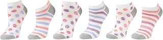 Skechers Little/Big Girl's 6-Pairs Pattern Low Cut Socks