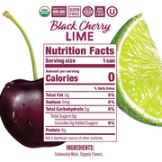 Nixie Black Cherry Lime / 96 Fl Oz (Pack of 3) / 3 Carbonated Water