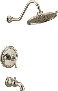 Moen UTS33103NL Weymouth M-CORE 3-Series 1-Handle Tub and Shower Trim Kit, Valve Required, Polished Nickel