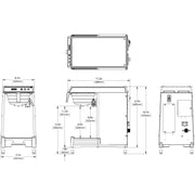 39900.0005 WAVE15-APS Thermal Server Coffee Brewer by Bunn – One Size, 1.9 liters, Stainless Steel, Black/Stainless, Model 39900-0005
