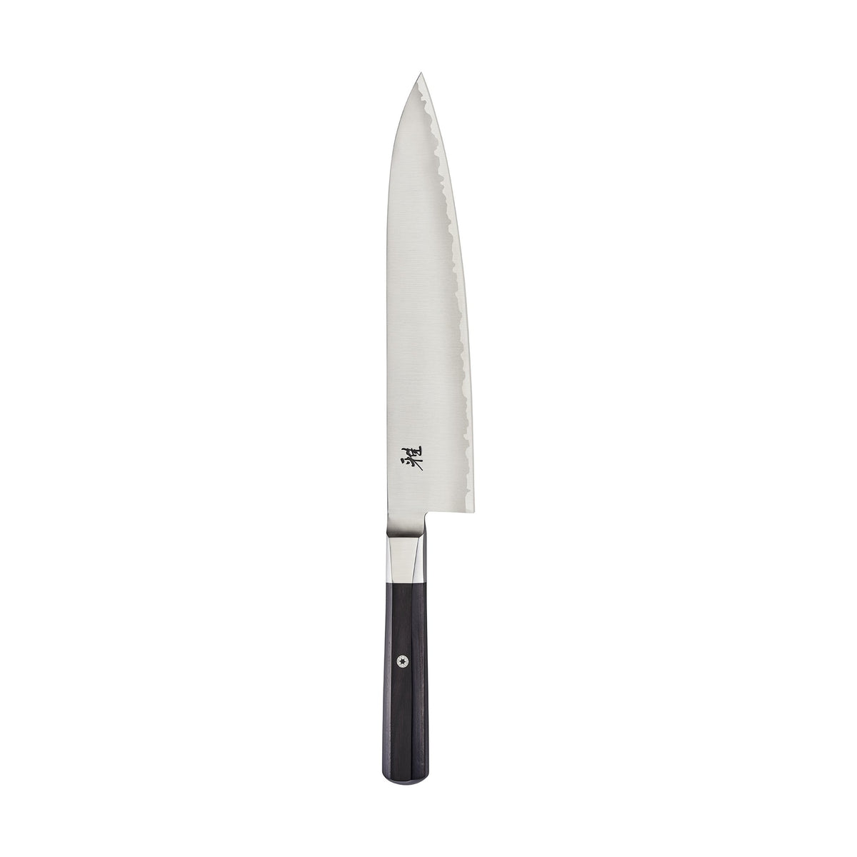 Koh 9.5" Chef's Knife Black/Stainless Steel by MIYABI – 9.5", FC61 Steel, Black, Model 33951-243