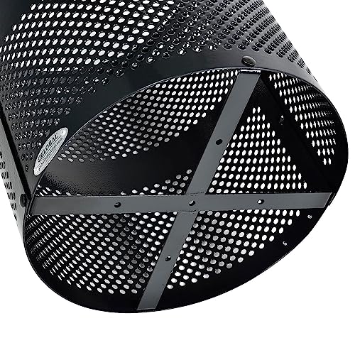 Global Industrial Black / 23.5 inches (Diameter) x 30 inches (Height) / Industrial Outdoor Trash Cans