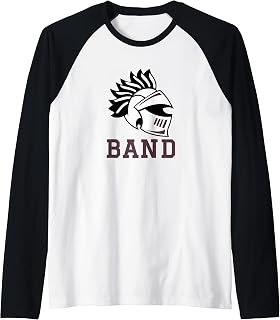 Curtis High School Warriors Band Raglan Baseball Tee