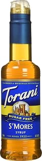 Torani Sugar Free S'mores Flavored Drink Syrup, 12.7 fl oz, 4 Pack