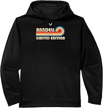 RANDELL Retro 70s 80s Sunset Stripe Performance Hoodie